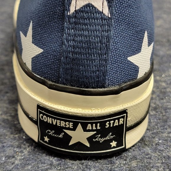 Converse Women's Chuck 70 Hi Archive Print Canvas 163409C Navy/White/Egret Sze 5 - Picture 9 of 10